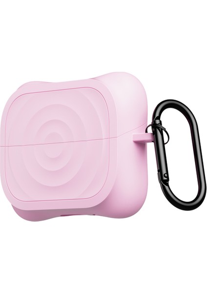 Samsung Galaxy Buds3 Fe / Buds3 Pro / Buds3 Wave Texture Kulaklık Koruyucu Kılıf ve Karabina (Yurt Dışından)