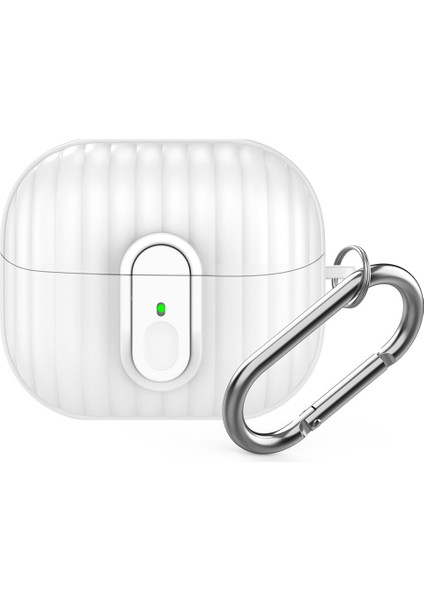 Samsung Galaxy Buds3 / Buds3 Pro Kulaklık Tpu Koruyucu Kılıf ve Açma Düğmesi (Yurt Dışından)