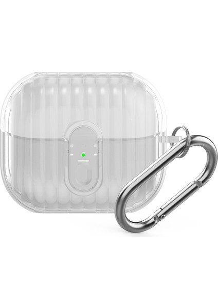 Samsung Galaxy Buds3 / Buds3 Pro Kulaklık Tpu Koruyucu Kılıf ve Açma Düğmesi (Yurt Dışından)