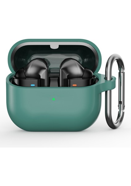 Samsung Galaxy Buds3 Pro Silikon Kılıf Kulaklık Koruyucu Kılıf ve Karabina (Yurt Dışından)