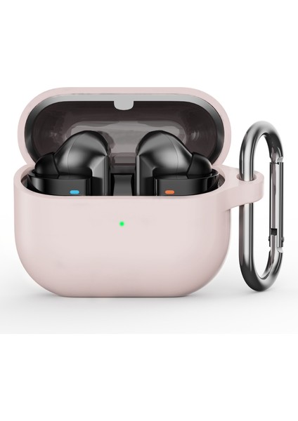 Samsung Galaxy Buds3 Pro Silikon Kılıf Kulaklık Koruyucu Kılıf ve Karabina (Yurt Dışından)