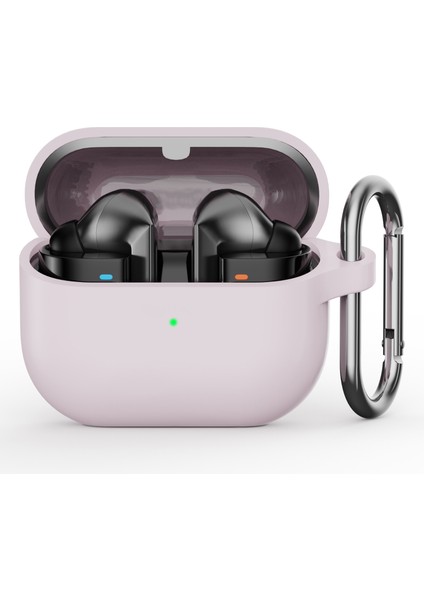 Samsung Galaxy Buds3 Pro Silikon Kılıf Kulaklık Koruyucu Kılıf ve Karabina (Yurt Dışından)