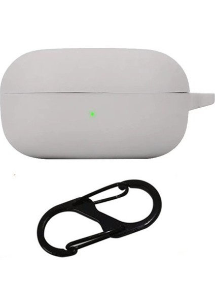 Samsung Galaxy Buds Core Silikon Kılıf Koruyucu Kapak ve Kaybolmayan Toka (Yurt Dışından)