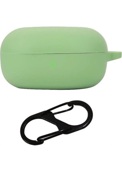 Samsung Galaxy Buds Core Silikon Kılıf Koruyucu Kapak ve Kaybolmayan Toka (Yurt Dışından)