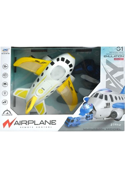 Uzaktan Kumandalı Işıklı Sesli Şarjlı Içinden Araç Çıkan Uçak