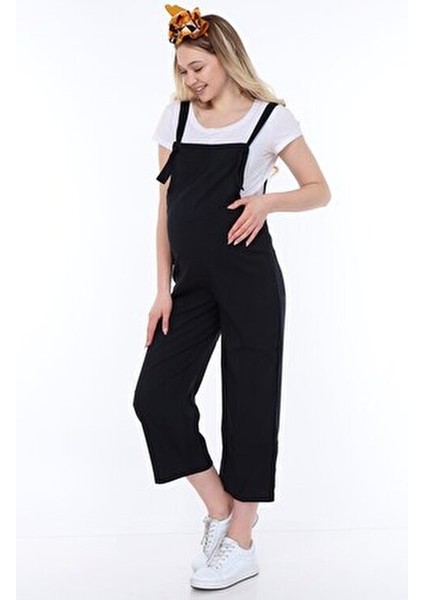 MYRA6102 Koyu Lacivert Hamile Salopet Pamuklu Kumaş ile Günlük Rahat Kullanım fiyatları