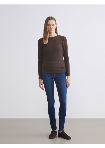 Yeni Sezon Normal Bel Push Up Kadın Jean Pantolon