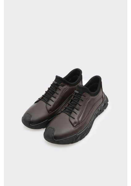 Hakiki Deri Lastik Bağcıklı Casual Erkek Ayakkabı fiyatları