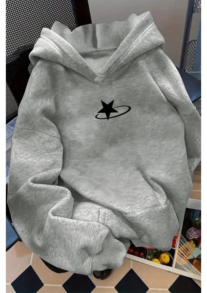 Speed Star Ön Baskılı Içi Pamuklu Unisex Sweatshirt