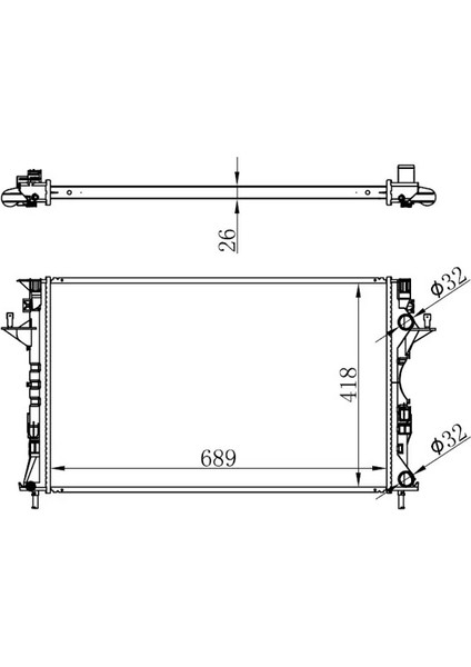 BRN066026 Motor Radyatoru 8200008765