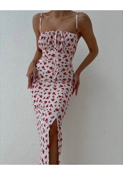 Askılı Ip Uzun Elbise modelleri