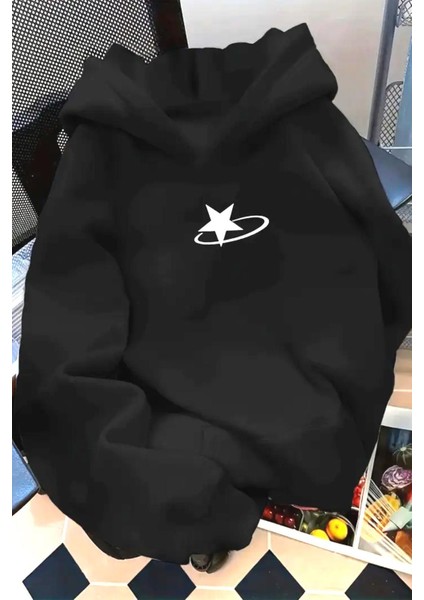 Speed Star Ön Baskılı Içi Pamuklu Unisex Sweatshirt