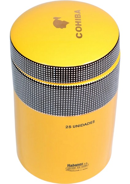 Sarı Nokta Desenli Puro Saklama Kutusu Jar fiyatları