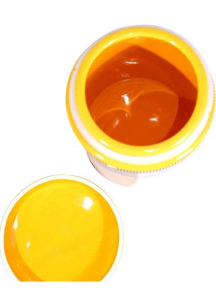 Sarı Nokta Desenli Puro Saklama Kutusu Jar fırsatları