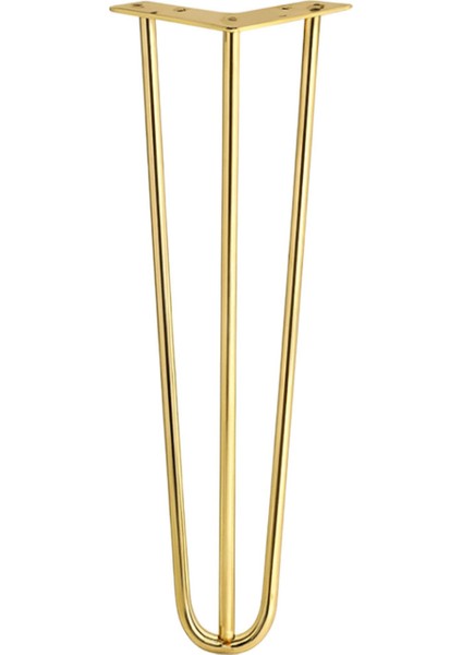 Martı 71 cm Gold Altın Metal Masa ve Sehpa Ayağı Tekli Dayanıklı Mobilya Yükseltici Destek Modeli
