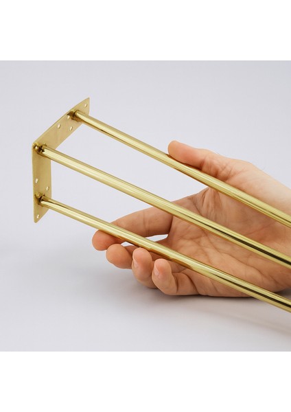 Martı 71 cm Gold Altın Metal Masa ve Sehpa Ayağı Tekli Dayanıklı Mobilya Yükseltici Destek Modeli fiyatları