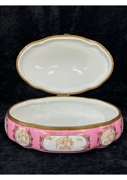 SEVRES Antika Porselen Sandık
