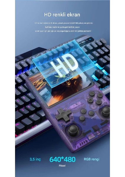 Retro Oyun El Konsolu R40S Pro fırsatları