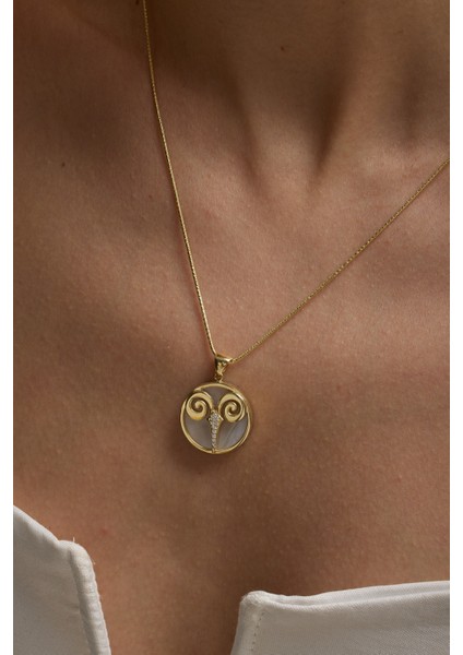 14 Ayar Altın Koç Burcu Kolye fiyatları