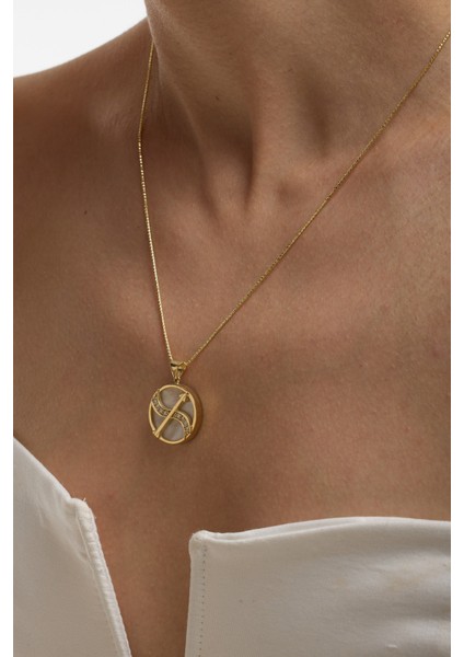 14 Ayar Altın Yay Burcu Kolye fiyatları