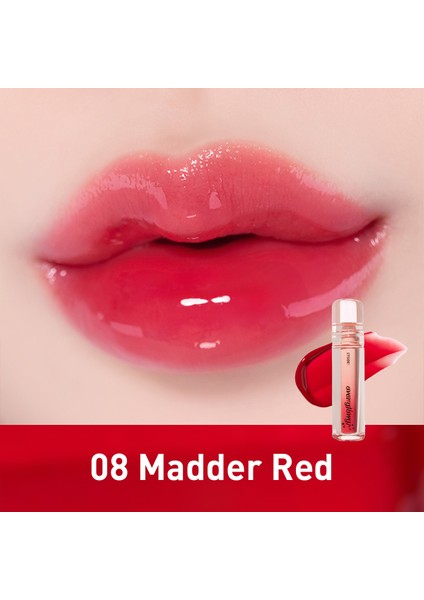 Not Bad Overglowy Tint/ Hacimli, Parlak Dudak Görünümü Veren Tint - 08 Madder Red