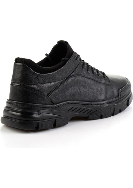 Siyah Hakiki Deri Erkek Casual Ayakkabı E01900230940 modelleri