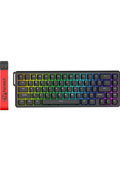 F68 Pro Oyun Klavyesi Manyetik Switch 3 Modlu Kablosuz Bluetooth Kablolu, 8k/1k Rgb Klavye