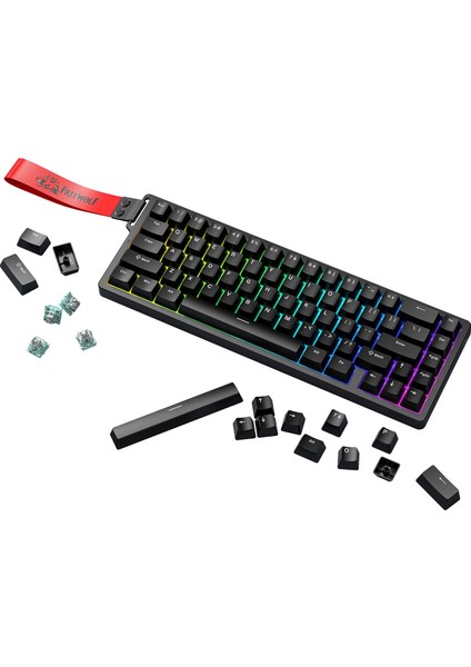 F68 Pro Oyun Klavyesi Manyetik Switch 3 Modlu Kablosuz Bluetooth Kablolu, 8k/1k Rgb Klavye modelleri