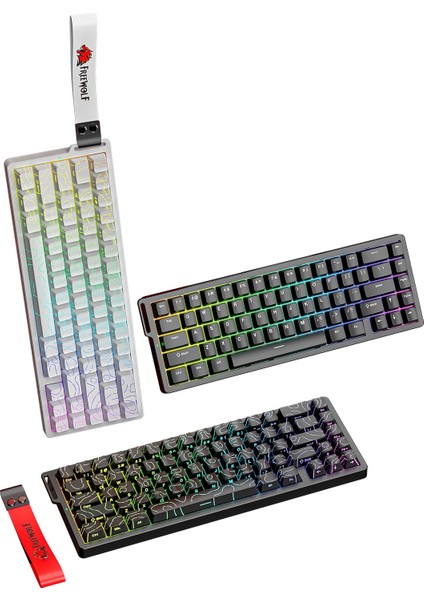 F68 Pro Oyun Klavyesi Manyetik Switch 3 Modlu Kablosuz Bluetooth Kablolu, 8k/1k Rgb Klavye indirimleri