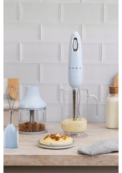 50's Style Mavi El Blender Seti HBF03PBEU