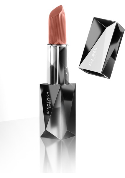 Uzun Süre Kalıcı Nemlendirici Pürüzsüz Etkili Yarı Mat Ruj - Satin Touch Lipstick 801 Pastel Apricot