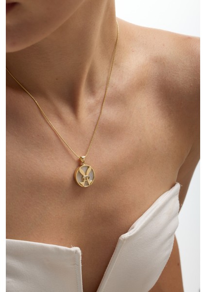 14 Ayar Altın Balık Burcu Kolye