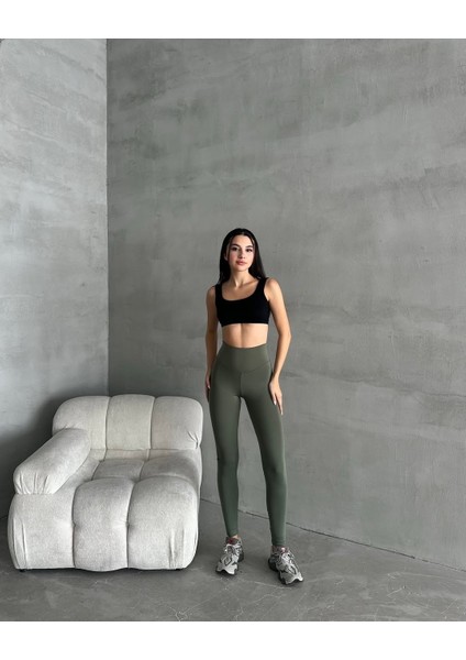 Kadın Yüksel Bel Korse Detay Toparlayıcı Tayt