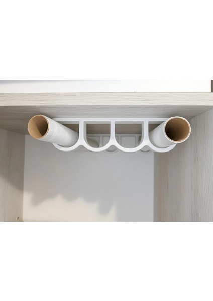 Mutfak Rulo Tutucu 4 Gözlü ( Pişirme Kağıdı - Alüminyum Folyo Vs Rulolarınızı Düzenler) 1 Adet fiyatları