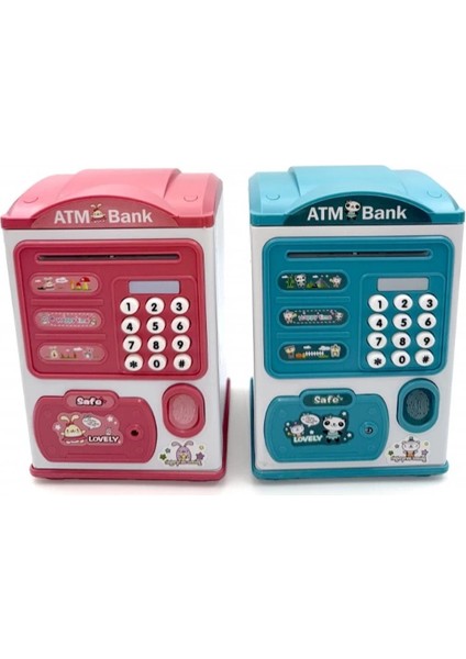 Sevimli Tasarımlı Şifreli Atm Kumbara