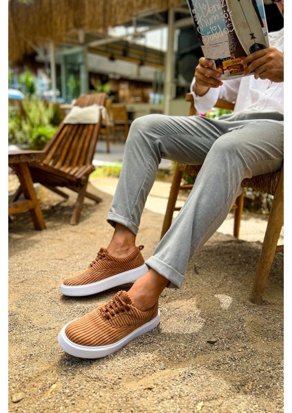 CH173 - Kbt Velluto Erkek Ayakkabı Taba