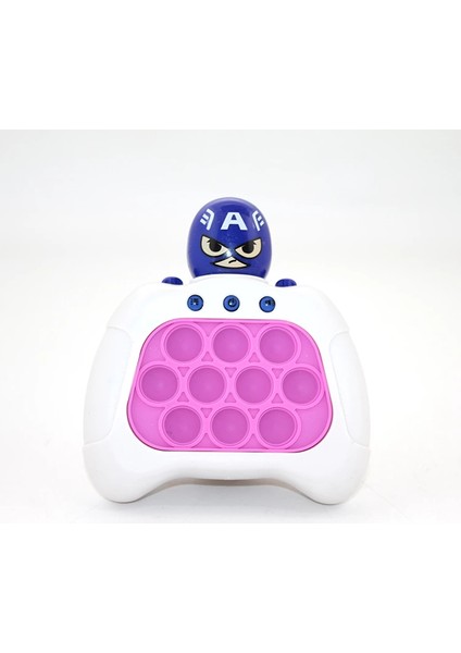 Işıklı Müzikli Pop-It Captain America Tasarımlı