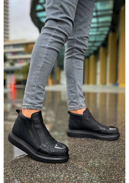 CH133 - Tst Coccodrillo Erkek Bot Sıyah fiyatları