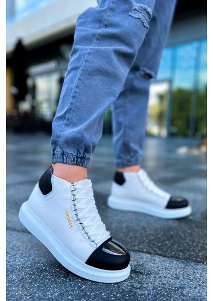 CH267 - Gbt Roma Mirror Erkek Bot Beyaz/sıyah