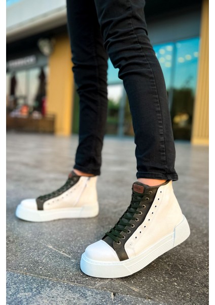 CH167 - Gbt Blazer Erkek Bot Beyaz / Hakı fiyatları