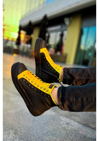 CH167 - Gst Blazer Erkek Bot Sıyah - Sarı fırsatları