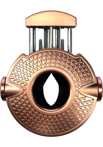 Rose Gold Işlemeli Çark Mekanizmalı V-Cut Puro Makası Kesici fiyatları