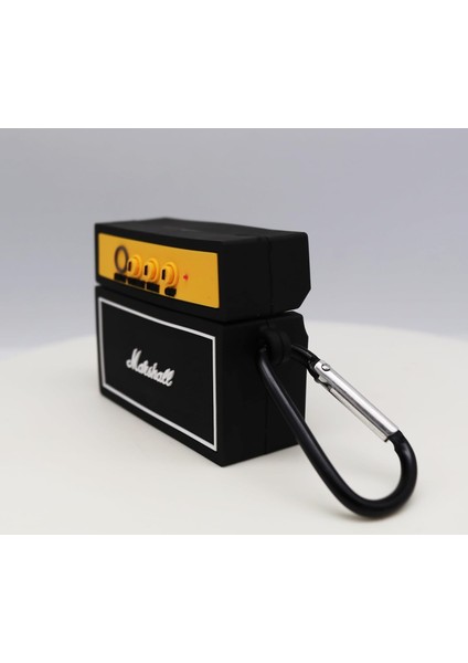 Airpods Pro 3. Nesil Uyumlu Nostajik Marshall Tasarımlı Karakter Silikon Koruma Kılıf ( 2025 )