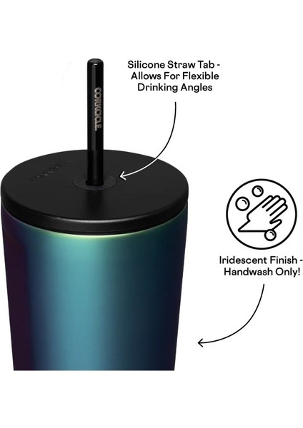 Termos - Cold Cup With Straw - 710ML - Dragonfly indirimleri