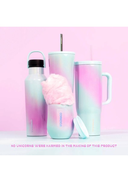 Termos - Cold Cup With Straw - 710ML - Unicorn Wonderland