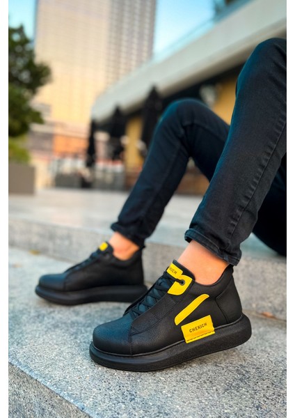 CH131 - Gst Frogner Erkek Bot Sıyah - Sarı