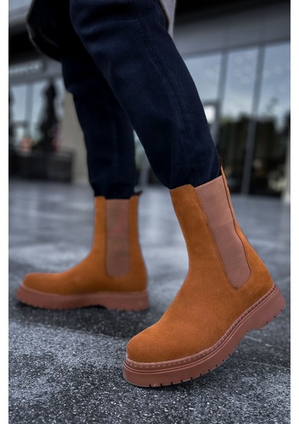 CH223 - Srt Alaska Süet Erkek Bot Taba