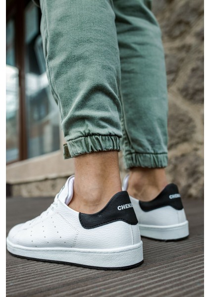 CH977 - Gbt Tennis Erkek Ayakkabı Beyaz/sıyah modelleri