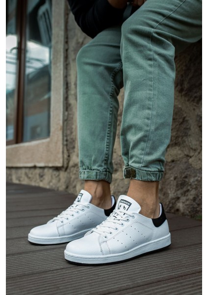 CH977 - Gbt Tennis Erkek Ayakkabı Beyaz/sıyah fırsatları