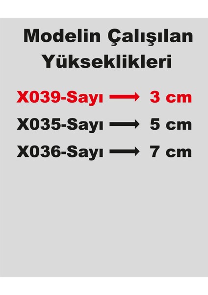 Stencil Rakam Boyama Şablonu X039-SAYI fırsatları